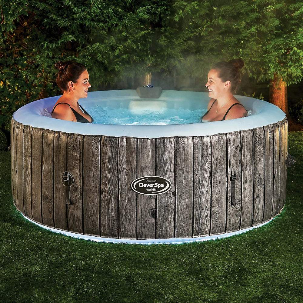 CleverSpa Waikiki Inflatable Hot Tub - Round 4 Person
