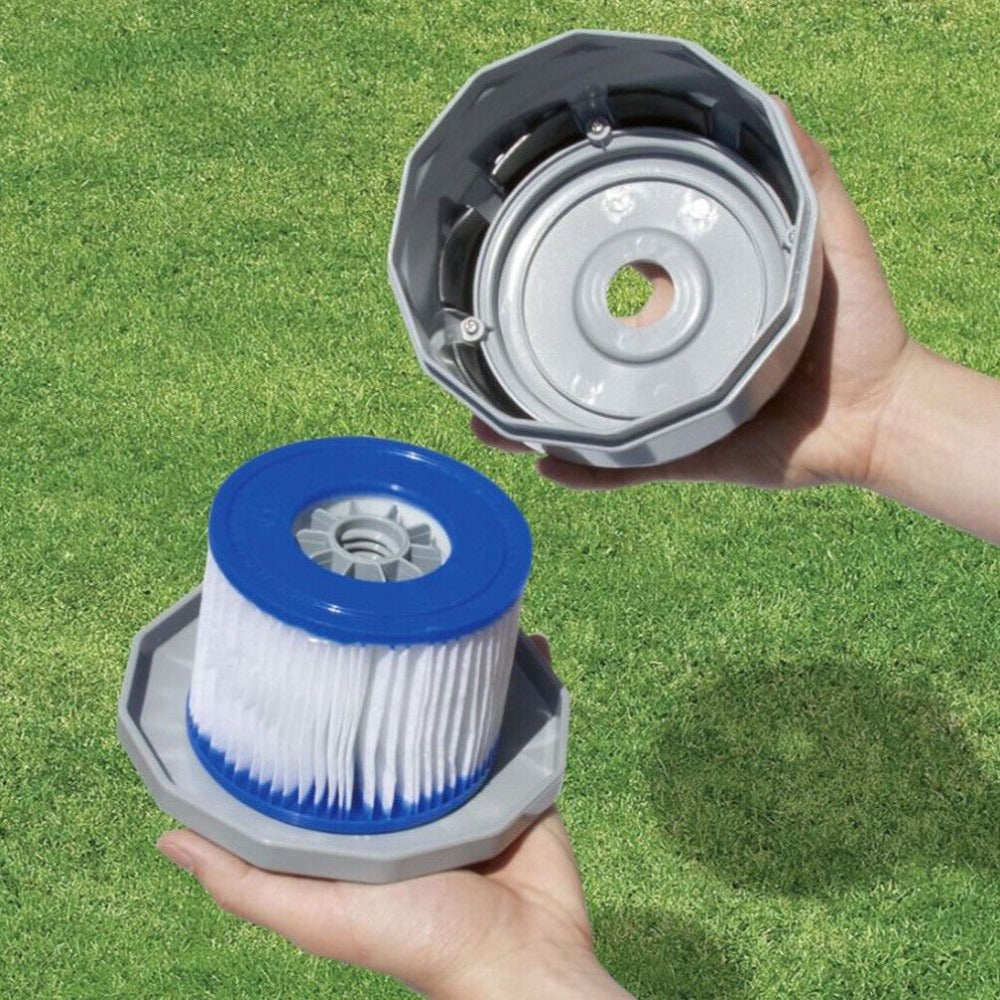 Lay-Z-Spa Filter Housing - set up.