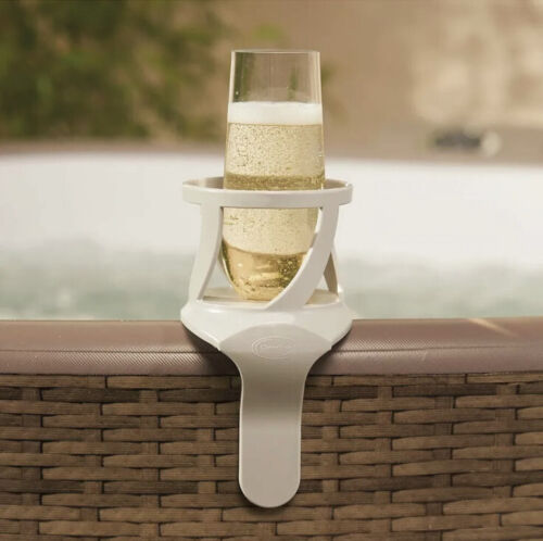 CleverSpa Champagne Flutes for hot tub drinks holders.