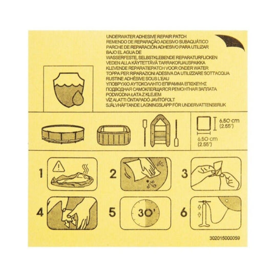 Lay-Z-Spa Hot Tub Adhesive Repair Patch - 3 Pack.