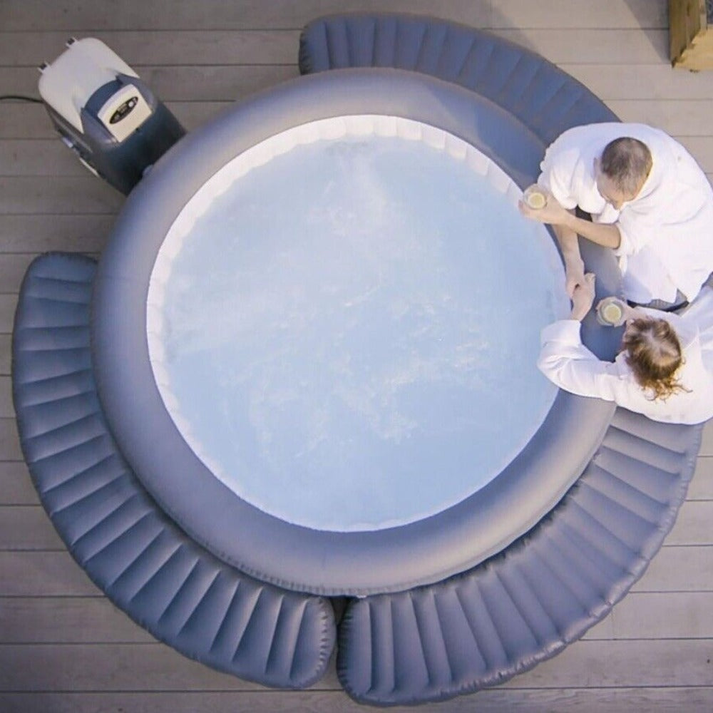 Lay-Z-Spa Surround Seat - being used in a hot tub.